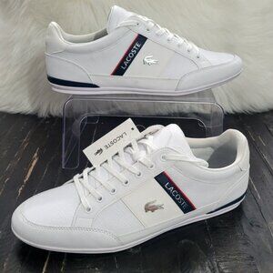 NEW Lacoste Leather Sneakers Mens Size 10.5